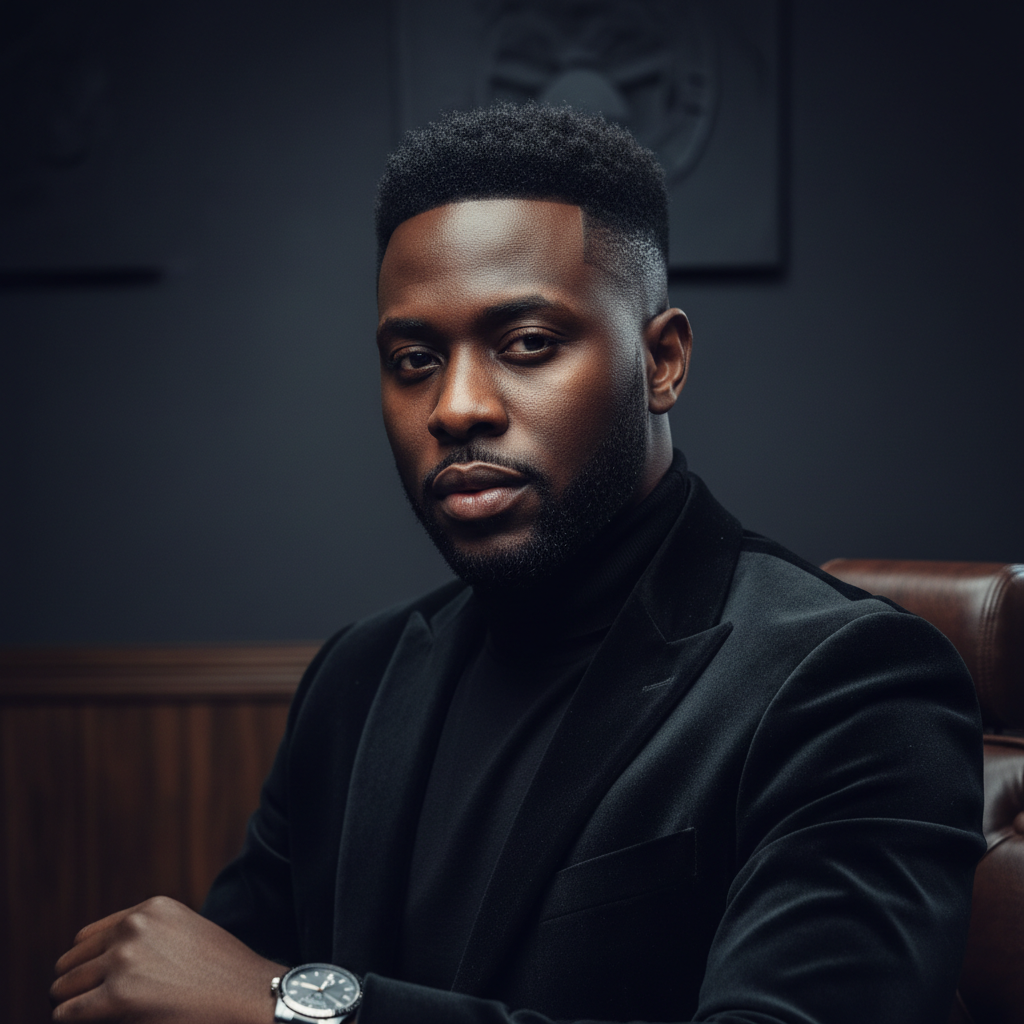Coupe fade premium au barbershop ST. GEORGE Yaoundé